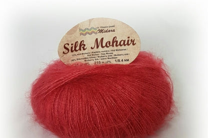 Mohēras dzija Silk Mohair Midara 25g 210m