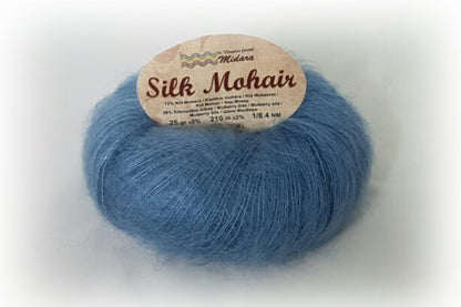 Mohēras dzija Silk Mohair Midara 25g 210m