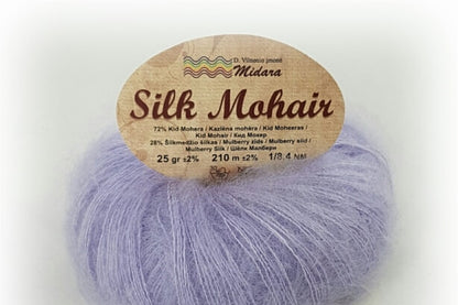 Mohēras dzija Silk Mohair Midara 25g 210m