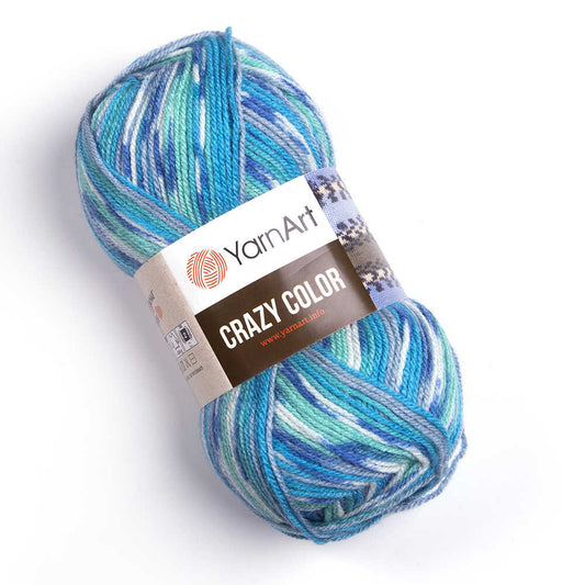 Zeķu dzija Crazy Color 100g 260m